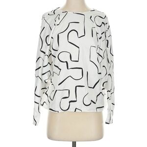 Asos Black and White Open Back Top,  Ladies Size 0